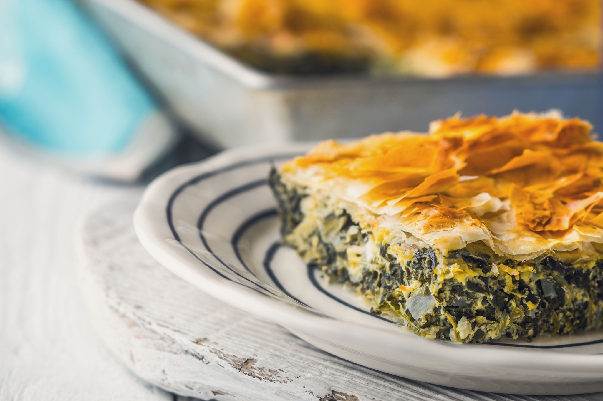 B Greek At Home Spanakopita Dish